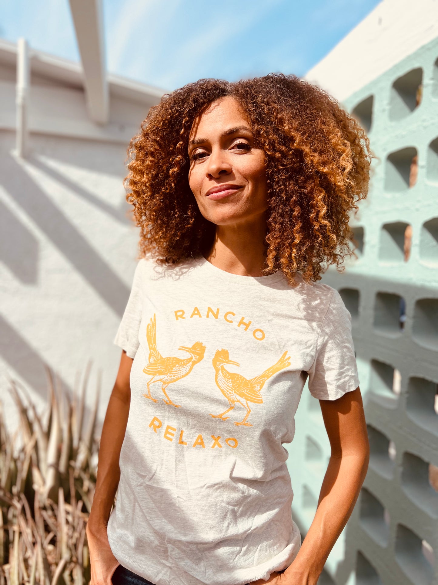 Ladies OG Logo Crew Neck Tee - Rancho Relaxo