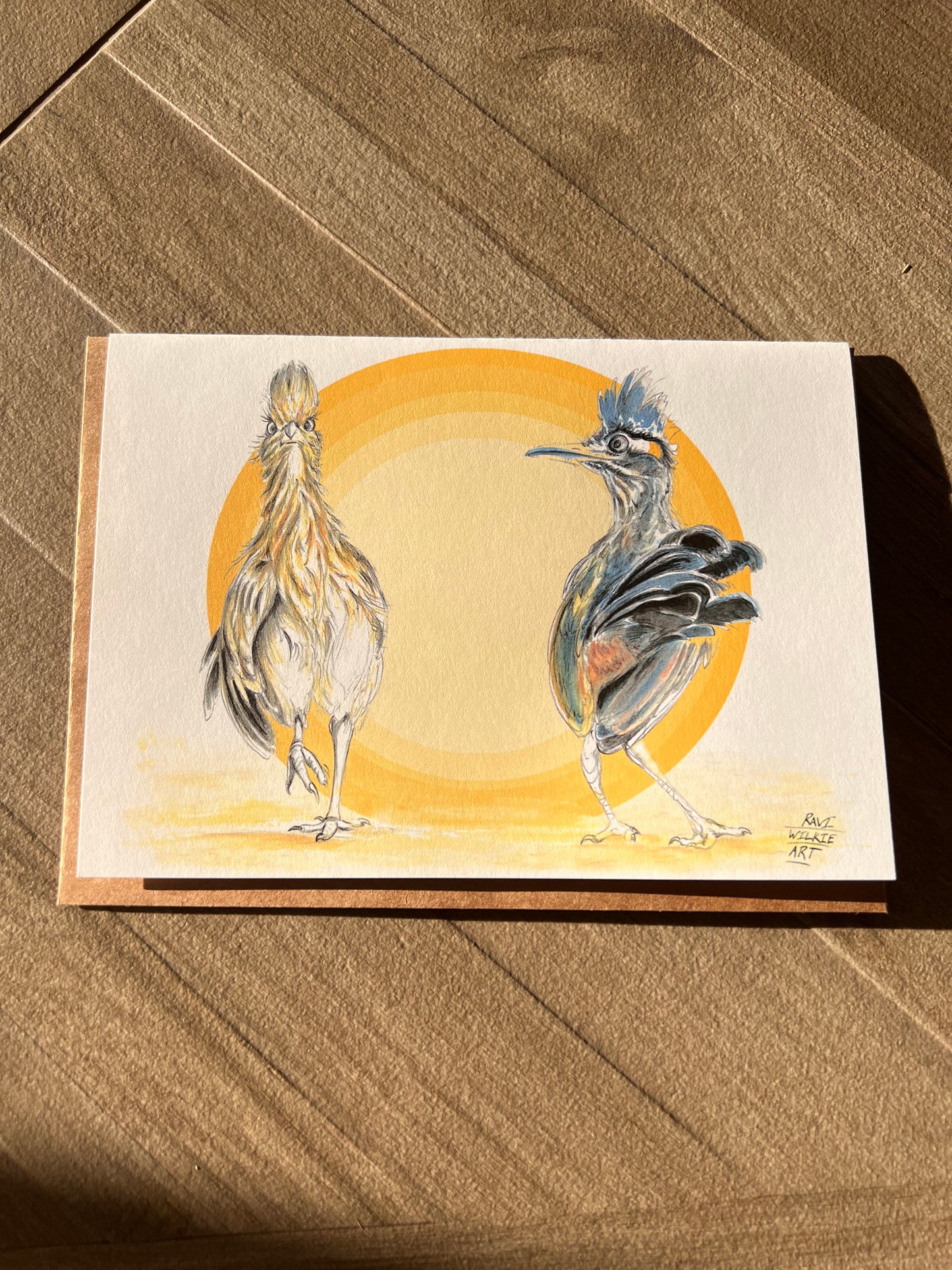 Roadrunner Greeting Card - Rancho Relaxo