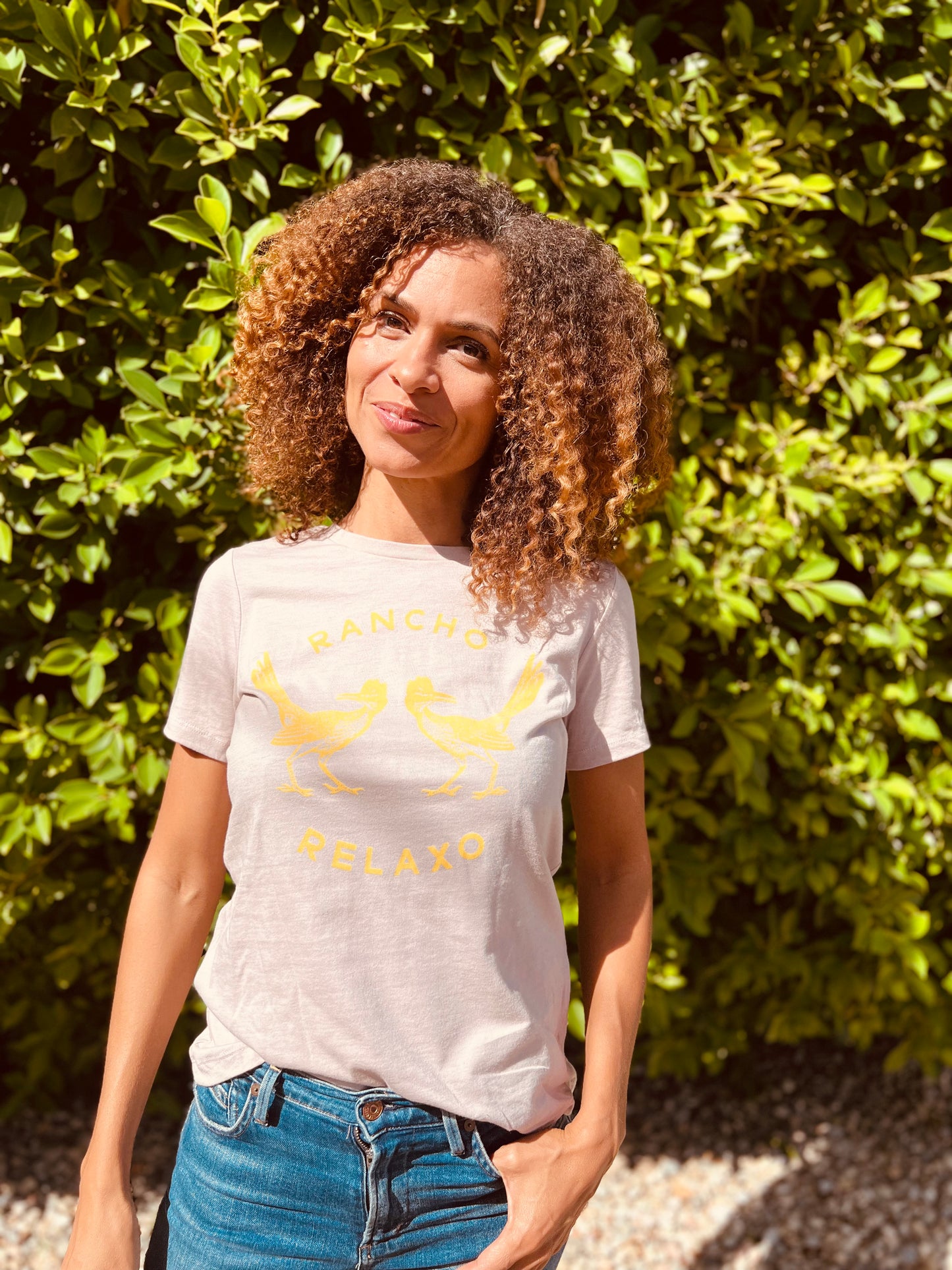 Ladies OG Logo Crew Neck Tee - Rancho Relaxo