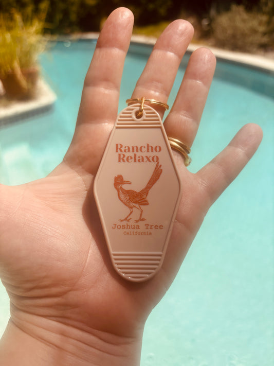 JT, CA Vintage Motel Keychain