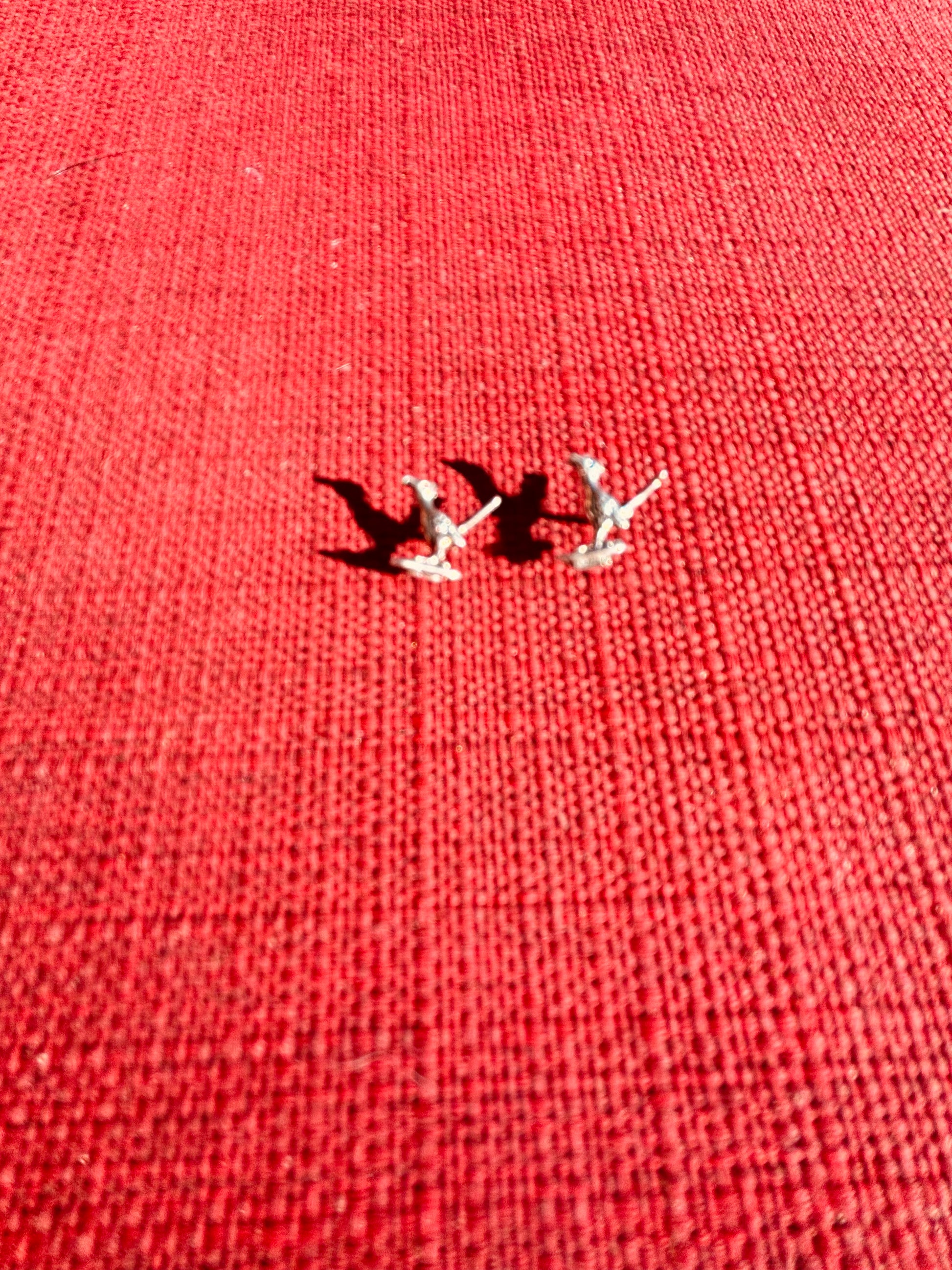 Roadrunner Dainty Stud Earrings - Rancho Relaxo