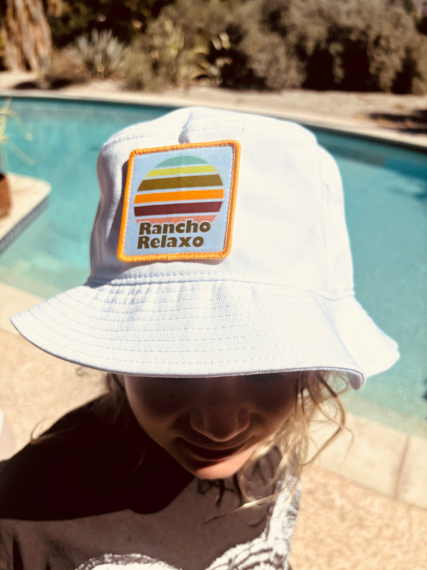 Rainbow Sun Bucket Hat - Rancho Relaxo