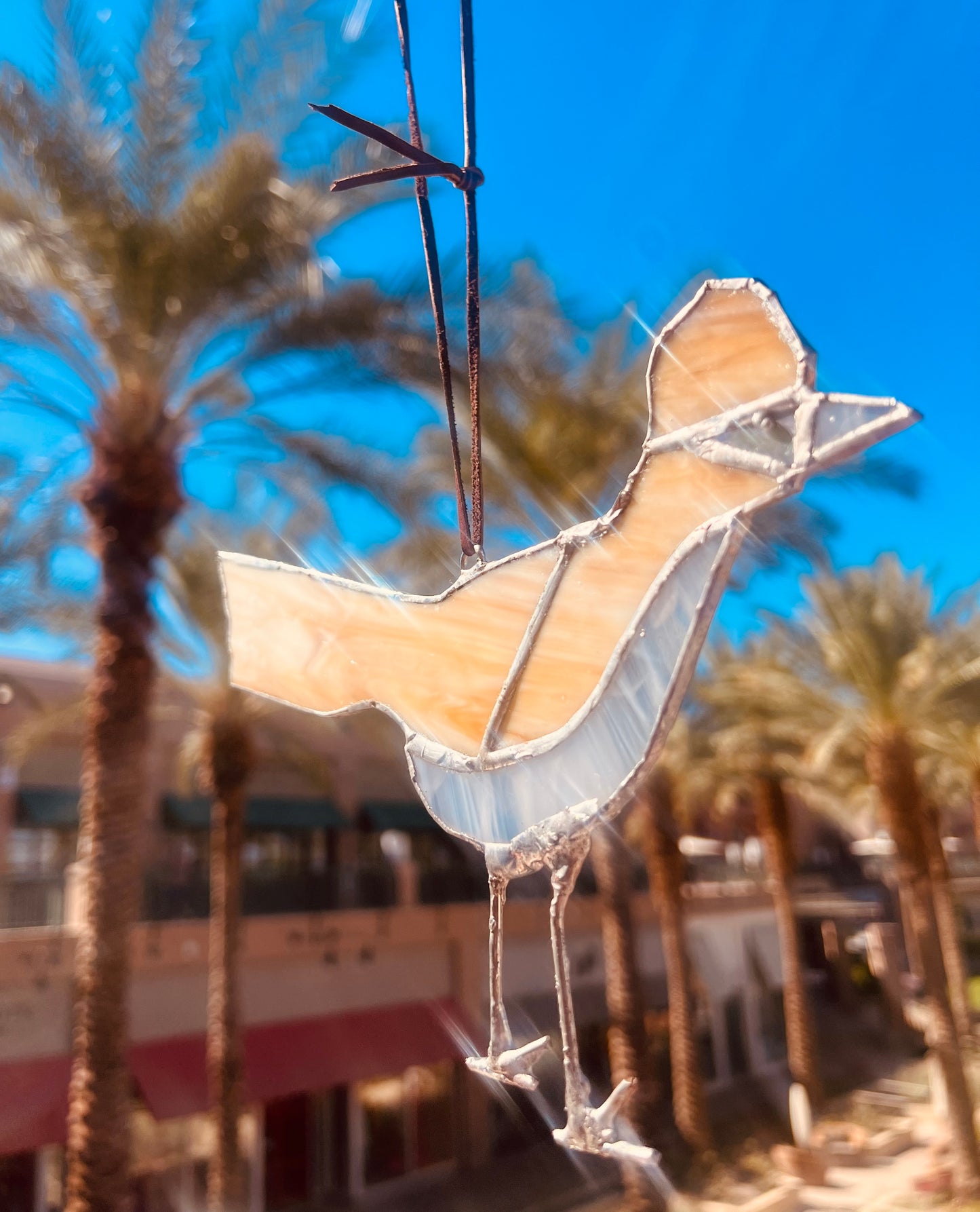 Stained Glass Roadrunners - Rancho Relaxo