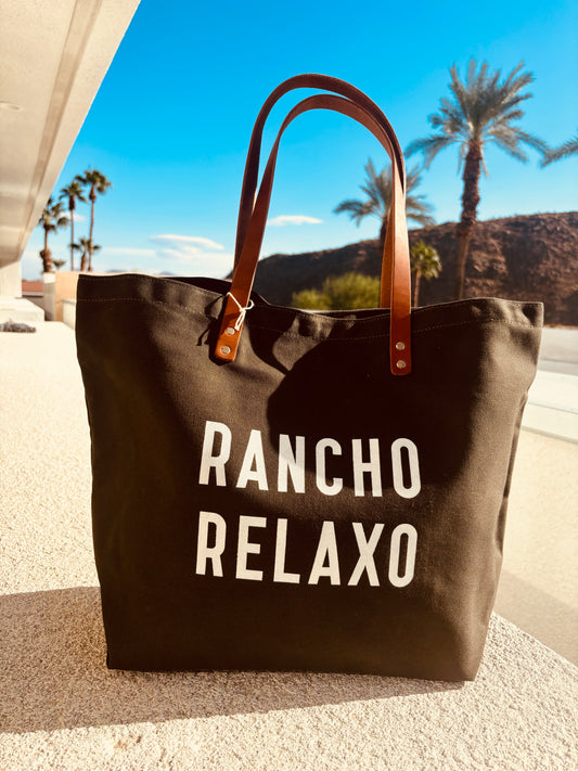 Canvas Essential Tote - Rancho Relaxo