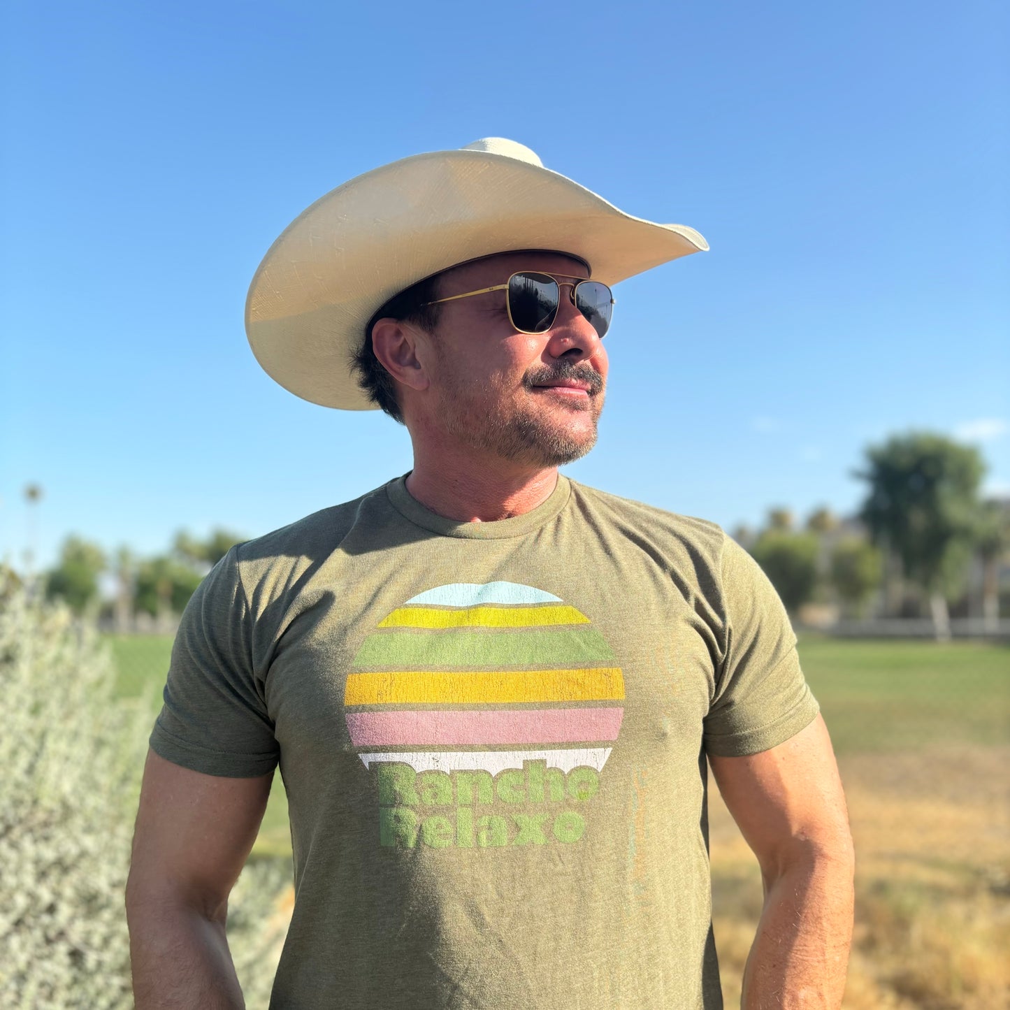 Sunbow Tri-Blend Tee - Rancho Relaxo