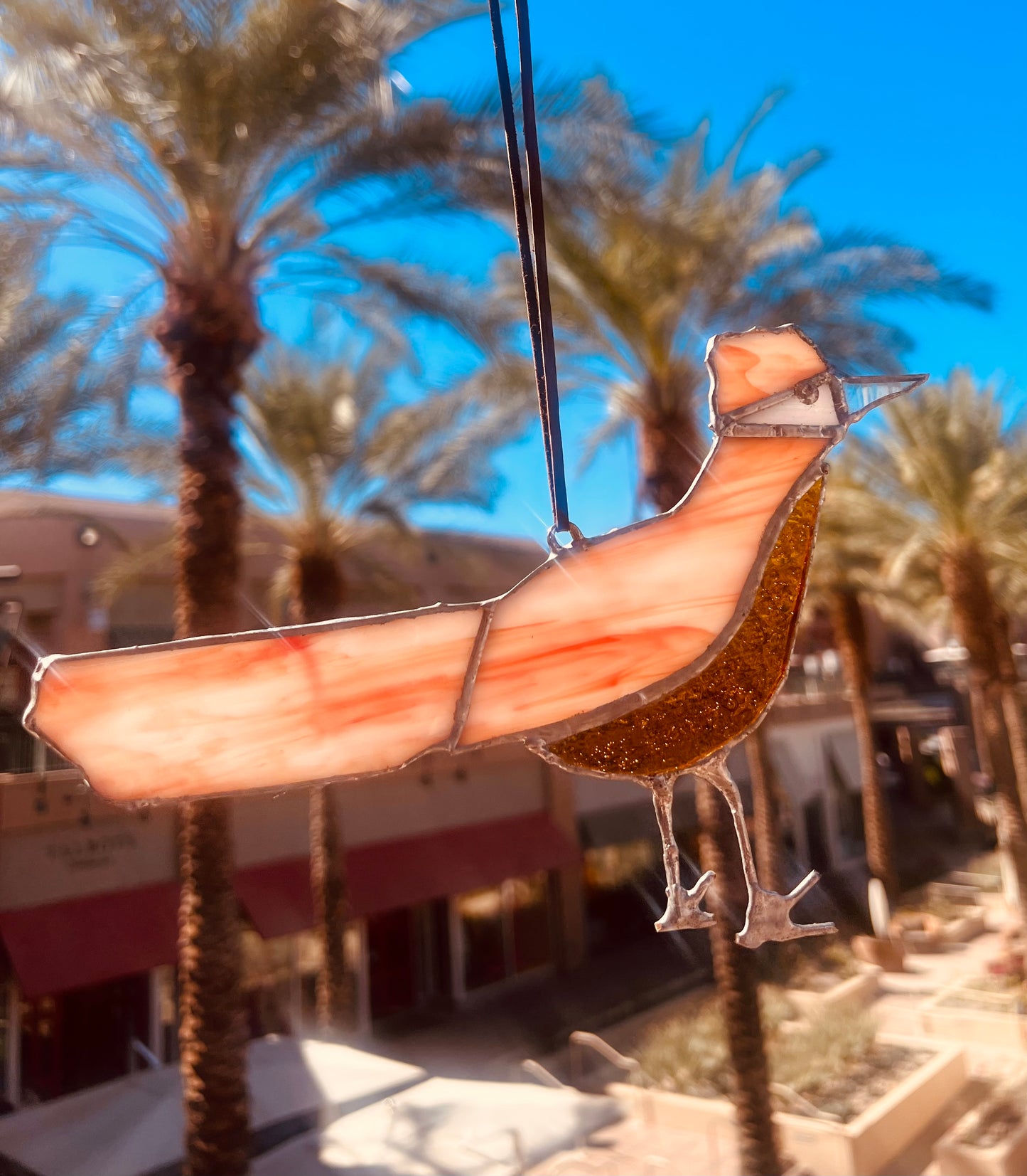 Stained Glass Roadrunners - Rancho Relaxo