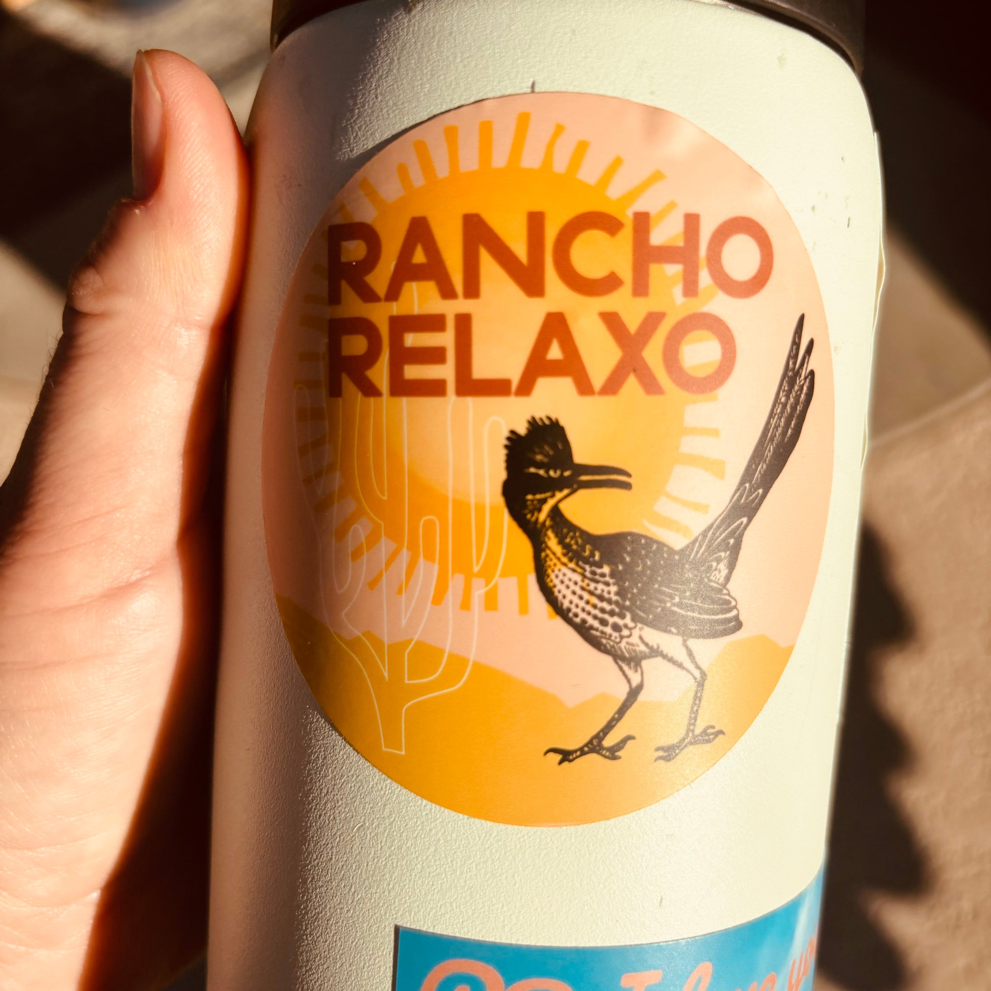 Round Sun Sticker - Rancho Relaxo