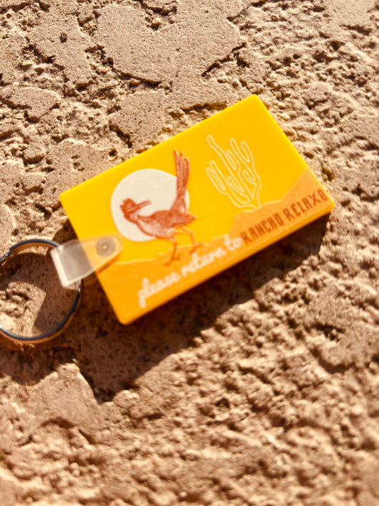 Roadrunner Returns Keychain - Rancho Relaxo