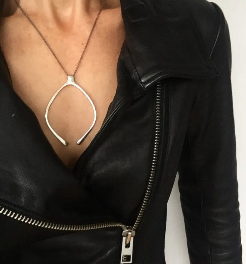 Modern Wishbone Necklace - Rancho Relaxo