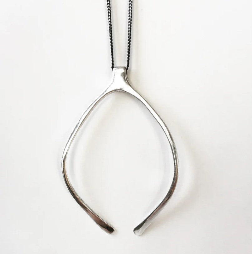 Modern Wishbone Necklace - Rancho Relaxo