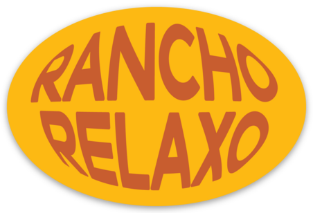 Oval Magnet - Rancho Relaxo