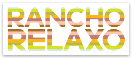Rainbow Letters Magnet - Rancho Relaxo