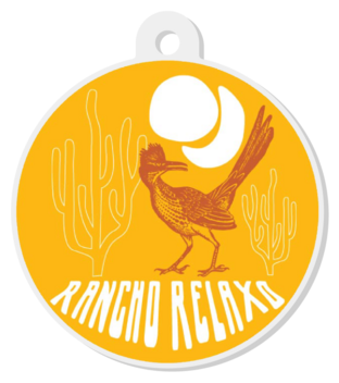 Warped Desert Keychain - Rancho Relaxo
